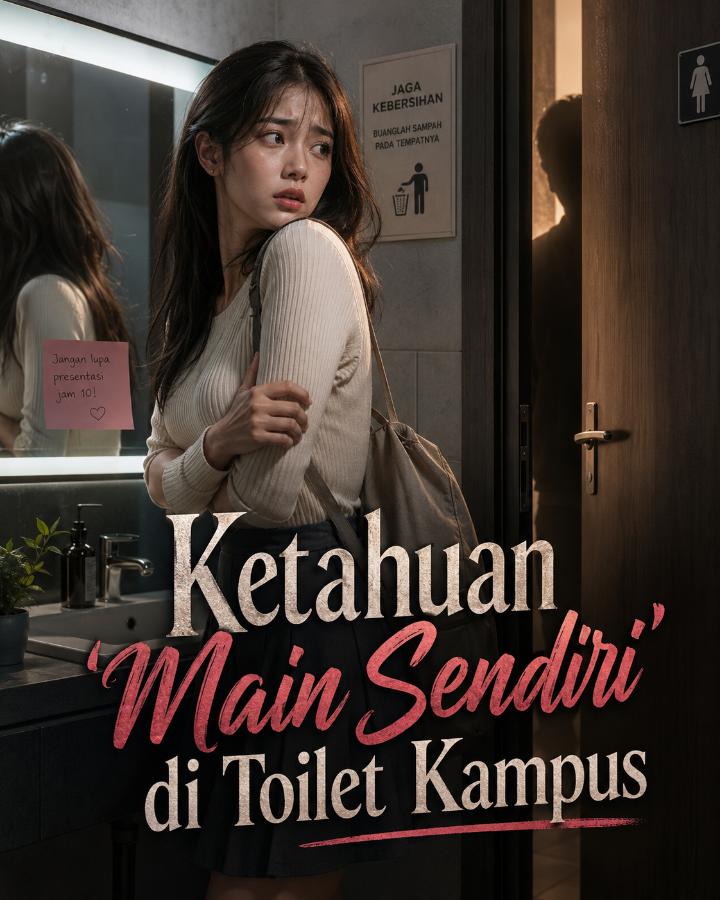 Ketahuan 'Main Sendiri' di Toilet Kampus